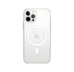 Apple Magnetic Silicone Case For Iphone 12 pro Clear