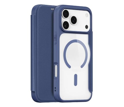 Covers DUX Skin X Pro Series Case for iPhone 17 Pro Max with Magnetic Stand Blue