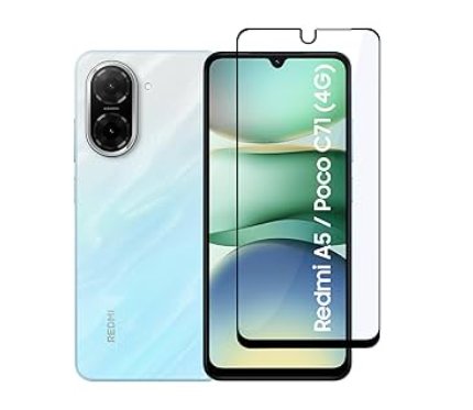 Screen Protector DUX 9D Full Screen Glass_Black For Redmi RM A5 4G_Poco C71