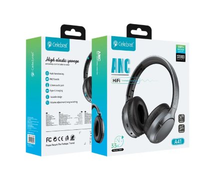 Wireless Earphones  Yison Celebrat A41 ANC Blutooth headphone Black