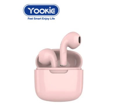 Wireless Earphones  Yookie Blutooth ES21 Wireless earbuds PINK