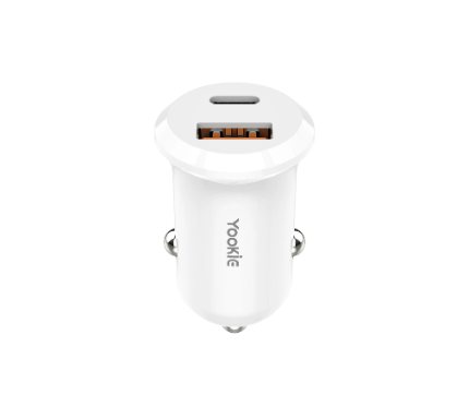 Chargers + Cables Yookie fast Car Charger PC18_48W White