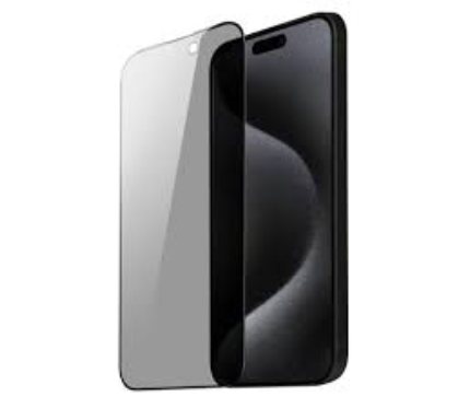Screen Protector DUX PRIVACY_N Full Screen Glass_Black For iPhone 15 Pro