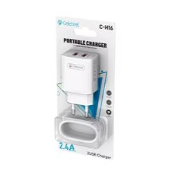 Yison Celebrat C_H16_EU 2.4A With Micro Cable wihte