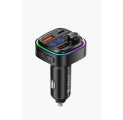 Yison Celebrat CC15 Car Charger with FM Transmitter Black