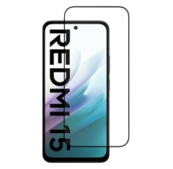 A new chapter 9H Curved Glass Full Cover Screen protector For Redmi 15 4G_5G