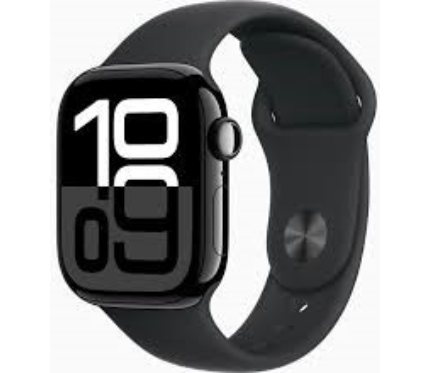 Iphone Accessories Apple Watch S10 GPS Jet black Aluminum Case With Black Band 46MM