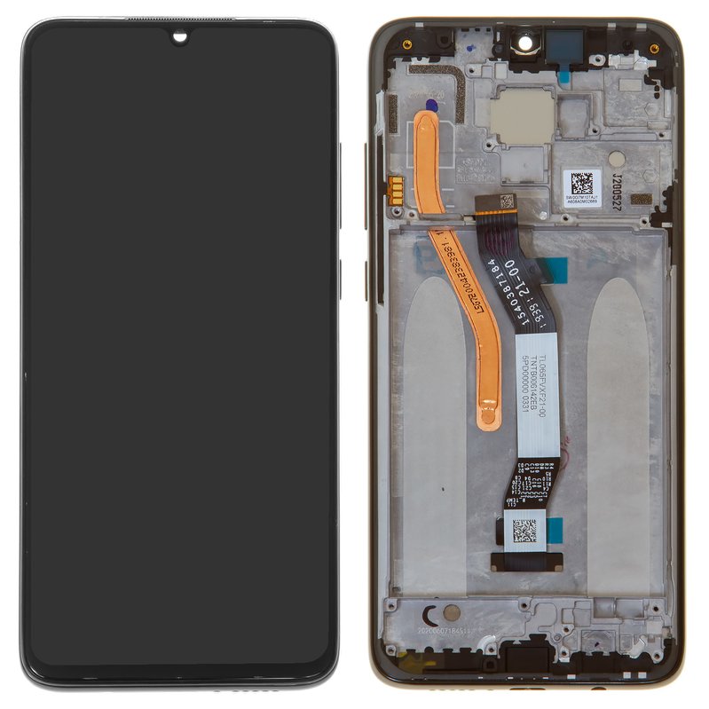 LCD Redmi Note 8 PRO with frame Black single sim