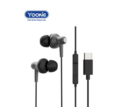 Wire Headset  Yookie Wire Headphone XP211 TYPE-C Wite _Hds