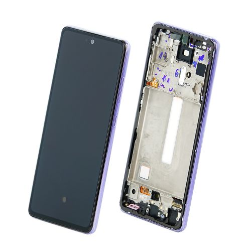 LCD TOUCH A52s With frame VIOLET